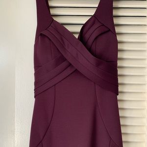 Dark purple maxi dress